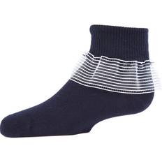 MeMoi Girl's Far Out Blend Lade Ruffle Socks - Navy