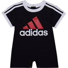 Adidas 1-3M Jumpsuits Adidas Baby Boy Stripes Romper, Infant Boy's, Months, Black