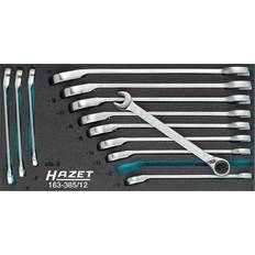 Hazet Knarren-Ring-Maulschlüssel-Satz -Tractionsprofil 12-teilig 163-385/12 Ratchet Wrench