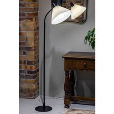 Markslöjd Floor Lamps & Ground Lighting Markslöjd Mira Textile Black Floor Lamp