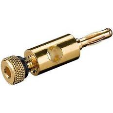 Banana Plug 4mm gold