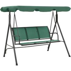vidaXL Puutarhakeinu Vihreä 170 cm Textilene Ja Teräs