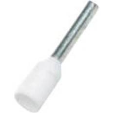Nelco Kabelclips & Fastgøring Nelco Terminalrør terminalrør 0,75mm hvid, ledningstyllle