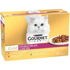 Gourmet Kæledyr Gourmet Megapakke: Gold kattefoder 96 Duo Delice