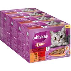 Whiskas Katter - Våtfoder Husdjur Whiskas Jumbopack Duo portionspåse 144 Classic