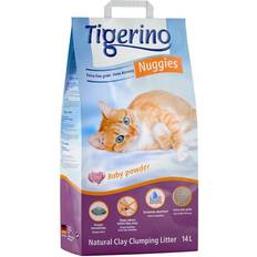 Tigerino nuggies Tigerino Nuggies Ultra klumpströ Baby Powder Ekonomipack: 2