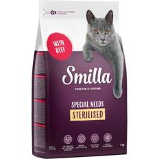 Smilla Animali domestici Smilla Adult Sterilised Con Manzo Crocchette Per Gatti - 2 x 10 kg