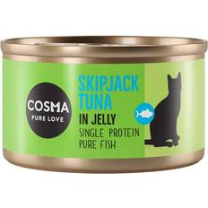 Cosma Kæledyr Cosma Sparepakke: 24 85 Original gelé kattemad Skipjack Tun