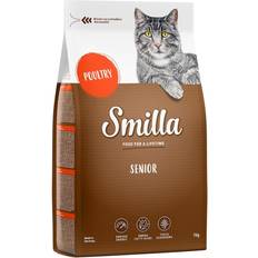 Smilla 1kg Senior Fjerkræ kattefoder