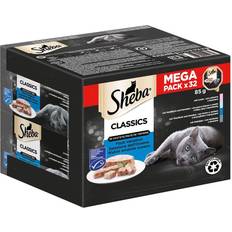 Sheba Nassfutter Haustiere Sheba Multipack Classics Fisch Variation 32x85g