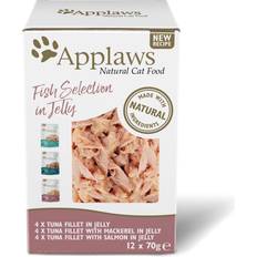 Applaws Katter Husdjur Applaws Fish Selection in Jelly Natural Wet Cat Food 12x70g