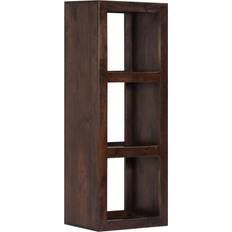 vidaXL Mobiletto Consolle In Legno Massello Di Acacia 40x30x110 cm Armadio