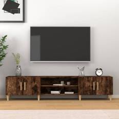 Mobili vidaXL Rovere Fumo 180x31.5x40 cm Legno Multistratocod Mxl 130342 Mobile TV