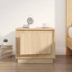 vidaXL Sonoma Madera Contrachapada Roble 51x50x44 cm Mesa de Centro
