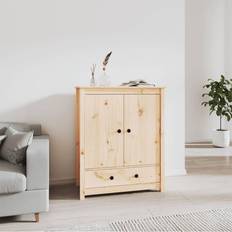 vidaXL Highboard 83 x 41.5 x 100 cm Solid Wood Pine Sideboard