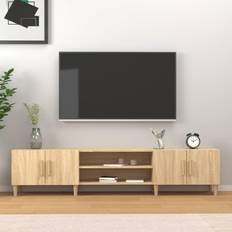 vidaXL 180x31,5x40 konstrueret træ sonoma-eg TV-bord