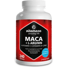 Vitamaze Maca 4000mg + L-Arginin + + Zink 240