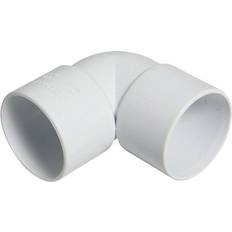 Idraulica FloPlast White Solvent Weld 90° Waste Pipe Bend Dia32mm