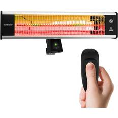 Infrared space heater SereneLife Infrared Outdoor Electric Space Heater 1500W Fast Heating