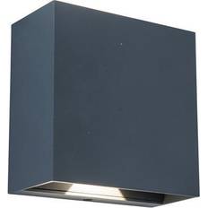 C Apliques de Pared Lutec Gemini Beams IP54 Up/down Angular 4.000K Antracita Aplique de Pared