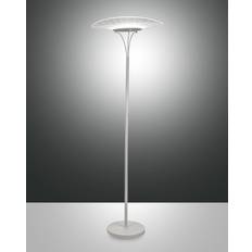 Lámparas de Pie Fabas Luce LED Stehlampe Weiß 2180lm 175 cm Acrílico Atenuador Lámpara de Pie