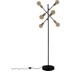 Vloerlampen Näve Staande Lamp Modo E27 150 cm Zwart Vloerlamp