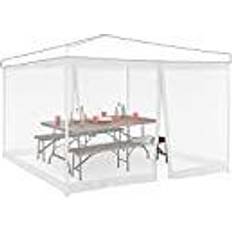 Fliegengitter Relaxdays Fliegengitter, Moskitonetz Pavillon 3 m, 3 m