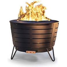 Garden & Outdoor Environment TIKI Brand 25 Inch Stainless Steel Low Smoke Fire Pit Includes Wood Pack Cloth Cover