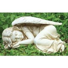 White Fire Pits & Fire Baskets Roman 11.75" Sleeping Guardian Angel Garden