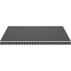 Window Awnings vidaXL Awning Top Sunshade Canvas Anthracite 350x250 cm