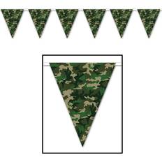 Festartikler Beistle Flagguirlande Camouflage
