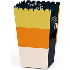 Halloween Popcorn Boxes Trick or Treat Halloween Party Favor Popcorn Treat Boxes Set of 12 Orange