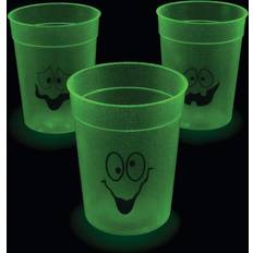 Paper Cups Gid Plastic Cup W/Halloween Design Party Supplies 12 Pieces