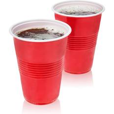 Red Paper Cups True 7756 16 oz Red Party Cups, 100 pack