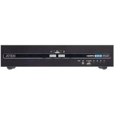 Display port hdmi Aten CS1142H4C 2-Port USB HDMI Dual Display KVM Switch