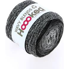 Hoooked Wavy Blends Yarn-Anthracite Stone WAVYBLND-09