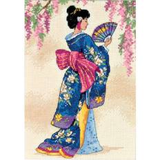 Yarn & Needlework Supplies Dimensions Gold Collection Petite Elegant Geisha Counted Cross Stitch Kit 5 x 7