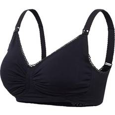 Carriwell Gel Support Padded Maternity Nursing Bra Black