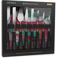 Palette Knives 8-Pack Stainless Steel Blade Handle