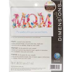 Dimensions Counted Cross Stitch Kit 7"X5"-Mom 14 Count