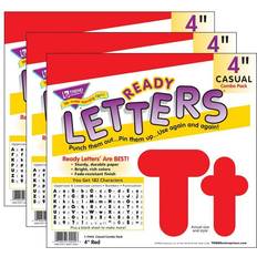 Red Pencil Case Trend Enterprises 4 Uppercase/Lowercase Combo Pack Ready Letters, 182 Per Pack, 3 Packs T-79902-3 Quill