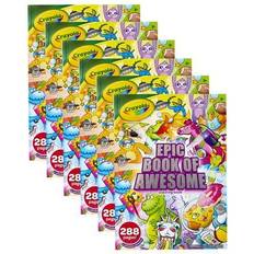 Toys Crayola Epic Book of Awesome 288-Page Coloring Book 6 Count