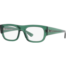 Brillen en leesbrillen Ray-Ban Kristin 7218 8262 Green Clear Unisex Rectangle