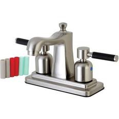 Taps Kingston Brass Kaiser Collection FB4648DKL 4-Inch Centerset Gray