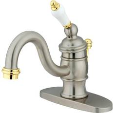 Taps Kingston Brass Victorian Collection KB3409PL Single-Hole Brushed Nickel