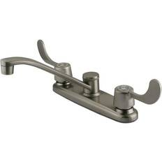 Kingston Brass Magellan Centerset Kitchen Faucet Grå