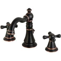 Kingston Brass Fauceture FSC1976AAX American Classic 8 in Widespread Bathroom Faucet Brown