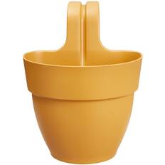 Pots et Jardinières Elho Balconnière En Plastique Vibia Campana Easy Hanger Small Jaune Miel Ø 24 cm