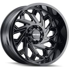 Mayhem Essex Wheel, 22x12 with 8 on 165.1 Bolt Pattern Black W/Milled