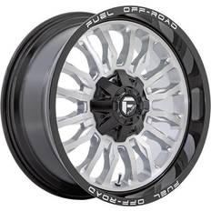 Fuel D798 Arc Silver Brushed Face 10x20